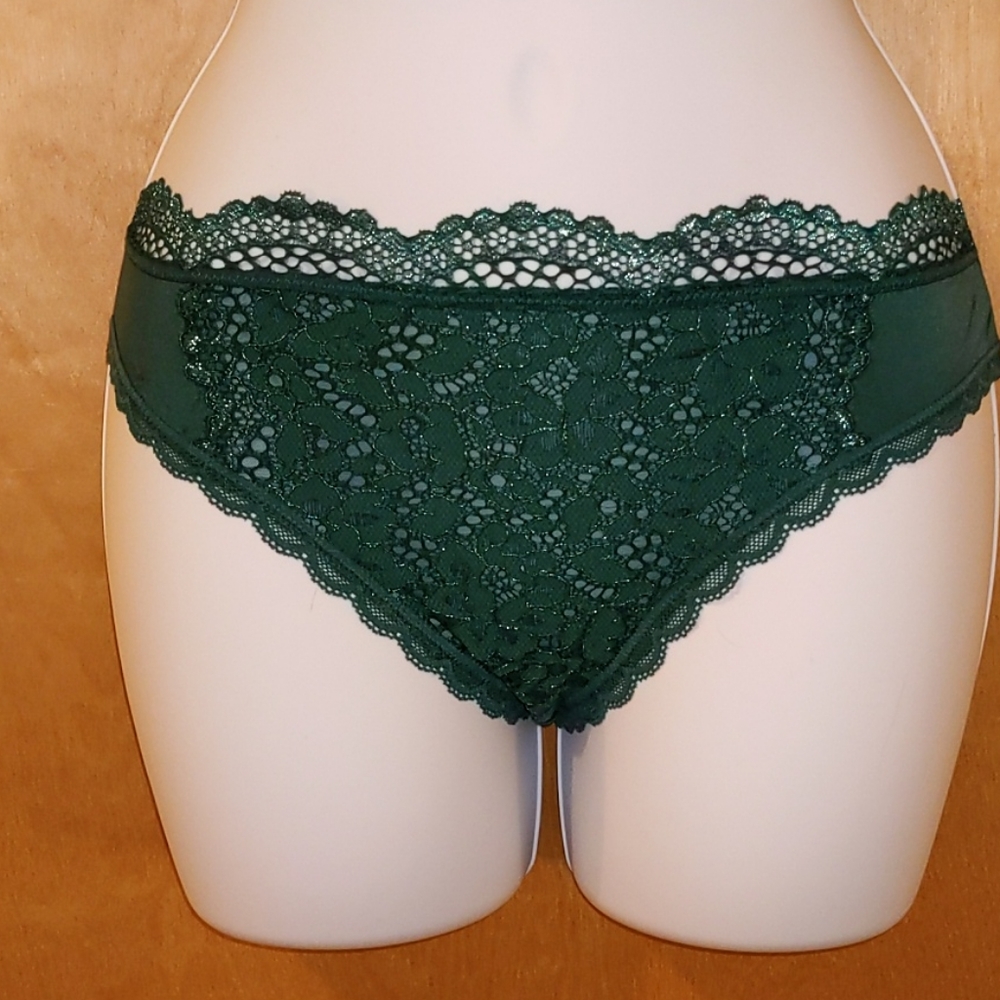 Emerald Green Victoria's Secret Soft Silk Panty